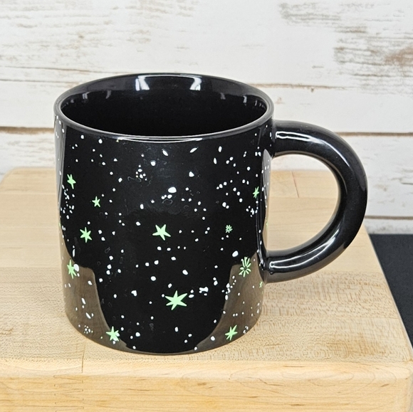 Starbucks Halloween 2022 Night Sky Glow In The Dark Stars Mug 12oz - Picture 4 of 7